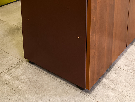 Шкаф в кабинет руководителя для документов GOODFURNITURE CANNES 900x455x2010 Комбинированный МДФ Оре