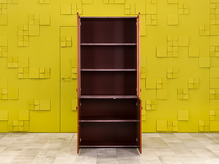 Шкаф в кабинет руководителя для документов GOODFURNITURE CANNES 900x455x2010 Комбинированный МДФ Оре