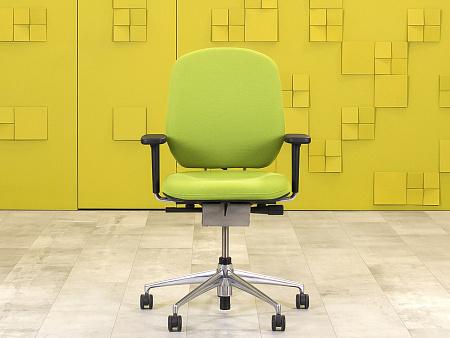 Офисное кресло для персонала на колесах Vitra Ткань Зелёный Швейцария_КПТЗ-301023