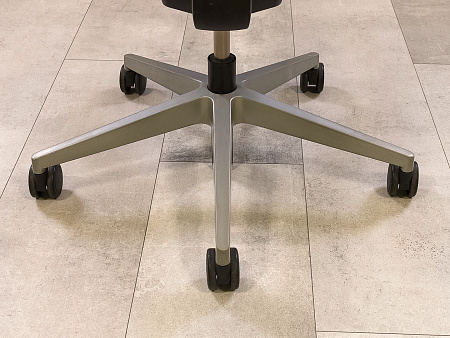 Офисное кресло для персонала на колесах Steelcase Ткань Серый Франция_КПТС-190824