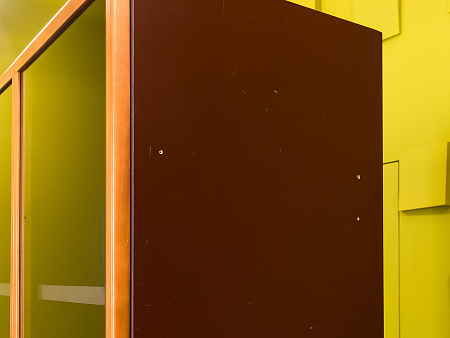 Шкаф в кабинет руководителя для документов GOODFURNITURE CANNES 900x455x2010 Комбинированный МДФ Оре